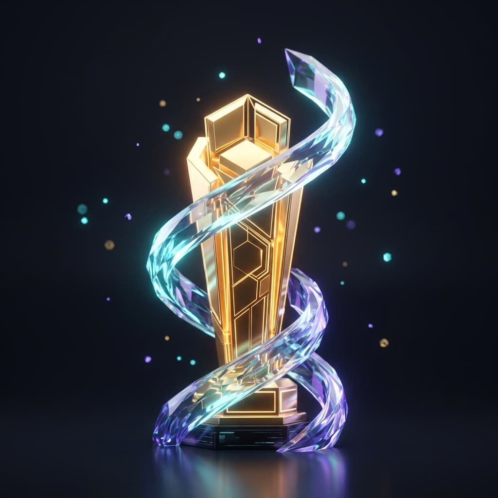 Rank Rise Recognize Grand Mastery Trophy